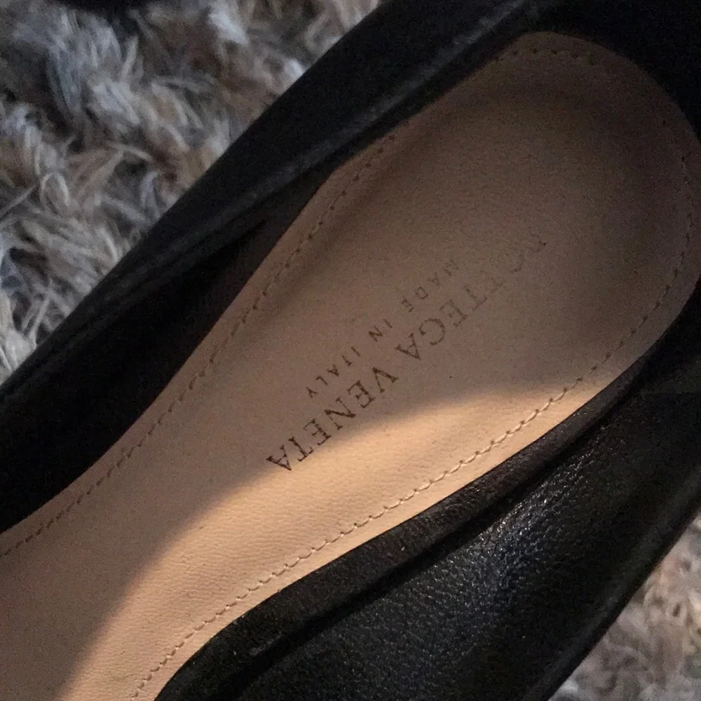 Bottega Veneta Black/White Platform High Heels, Size 36